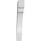 Ekena Millwork 3-in. W x 16-in. D x 22-in. H Merced Architectural Grade PVC Knee Brace BRCP03X16X22MRC - alternate 6